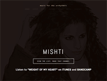 Tablet Screenshot of mishti.com